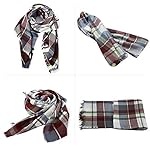 Zando Women's Winter Scarf Fashion Plaid Scarf Warm Blanket Scarf for Women Oversized Scarfs Lightweight Tartan Scarves Zando Women's Winter Scarf Fashion Plaid Scarf Warm Blanket Scarf for Women Oversized Scarfs Lightweight Tartan Scarves