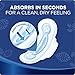 Always Maxi Size 4 Overnight Feminine Pads with Wings, Scented, 24 Count (Packaging May Vary)