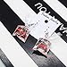 Myhouse Women Girls Earrings Summer Personality Fun Carp No Pierced Ear Clip Temperament Tide Hand Made Long Earrings For Gifts Charms Findings (Ear hook Red)
