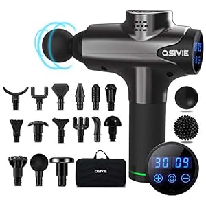 Massage Gun Deep Tissue(5cm), Muscle Massage Gun for Athletes for Pain Relief, Sore Muscle and Stiffness, Percussion…