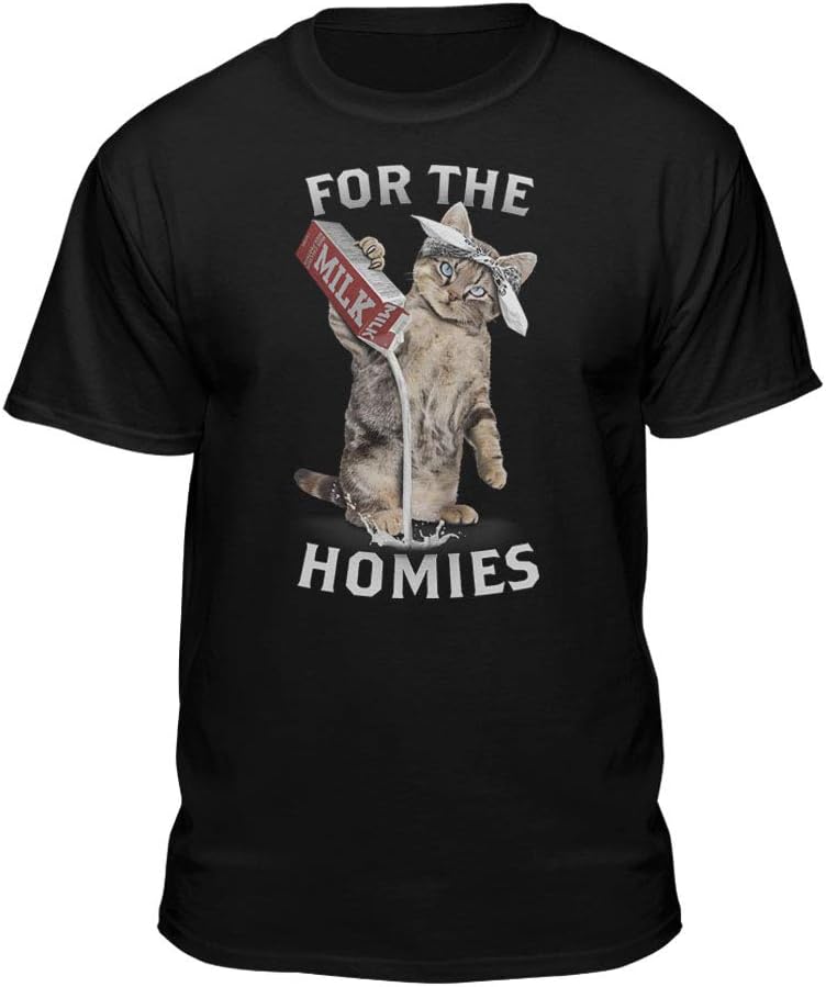 for The Homies Cat Pouring Milk T-Shirt