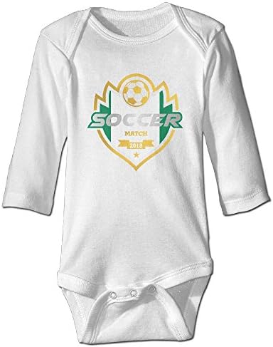 7r4e Baby Soccer Match 2018 Nigeria Infant Baby Cotton Joys Outfits Long-Sleeve Bodysuits