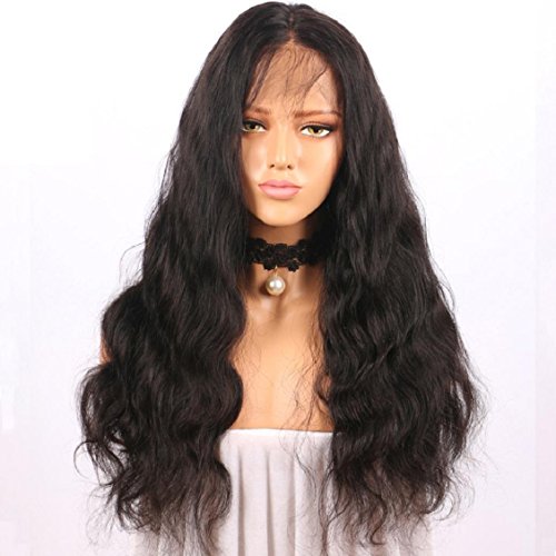 Naladoo Women Girls Wig,Curly Wig Glueless Full Lace Wigs Black Women Indian Remy Human Hair Lace Front
