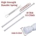 AIZESI 5PCS Tension Rods 18 to 28 Inch White Short Mini Tension Curtain Rods Adjustable Spring Tension Rod