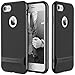 iPhone 7 Case, Rock [Royce] - [Ultra Thin][Heavy Duty][Metal Texture Side Buttons][Dual Layered][Slim Fit][Hard PC + Soft TPU] Phone Cover for Apple iPhone 7 (Black)