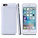iPhone 6S Plus Battery Case, HianDier 6800mAh Extended Rechargeable Battery Case iPhone 6 Plus / 6S Plus Power Bank Cover Portable Charger Battery Pack for iPhone 6 Plus / 6S Plus 5.5''-White