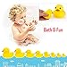 Novelty Place Rubber Duck Family Pack Ducky Baby Bath Toy for Kids (Pack of 6)
