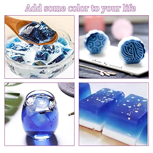 Yan Hou Tang Butterfly Pea Flower Tea Dried Blue Tea Ultraviolet Butterfly-Pea Loose Leaf Herbs Pure Premium Large Petals Clitoria Purple Tea 112g