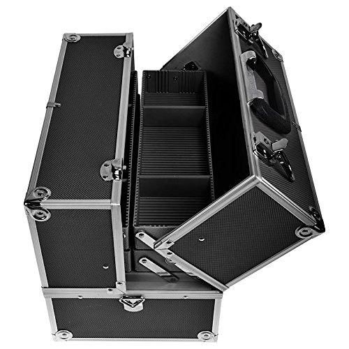 SHANY Essential Pro Makeup Train Case with Shoulder Strap and Locks