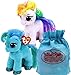 Ty Beanie Boos Ponies Starr & Topaz Gift Set Bundle Includes Bonus Matty's Toy Stop Storage Bag - 2 Pack