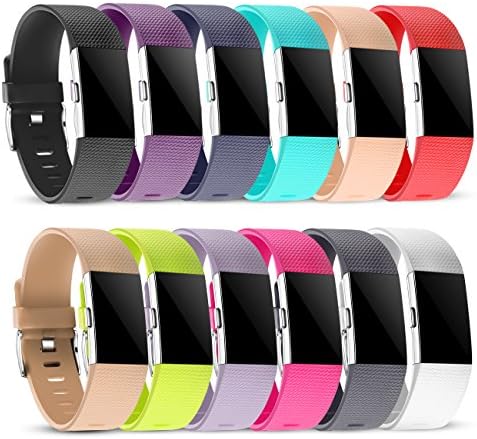 For Fitbit Charge 2 Bands,Replacement Accessory Wristbands for Fitbit Charge 2 HR,Small,Women Men,12 colors