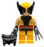 LEGO X-Men Marvel Super Heroes Wolverine Minifigure with Hair & Claws (76022)