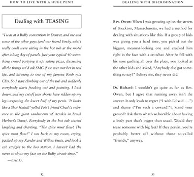 How To Live With A Huge Penis Advice Meditations And Wisdom For Men Who Have Too Much Jacob Dr Richard Thomas Rev Owen Amazon Sg Books