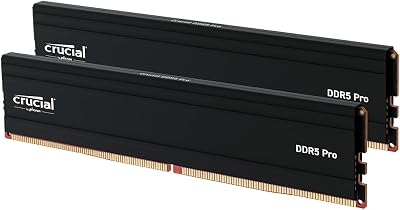 Crucial Pro DDR5 RAM 32GB Kit 6000MHz 2x16GB XMP 3.0 EXPO CP2K16G60C48U5