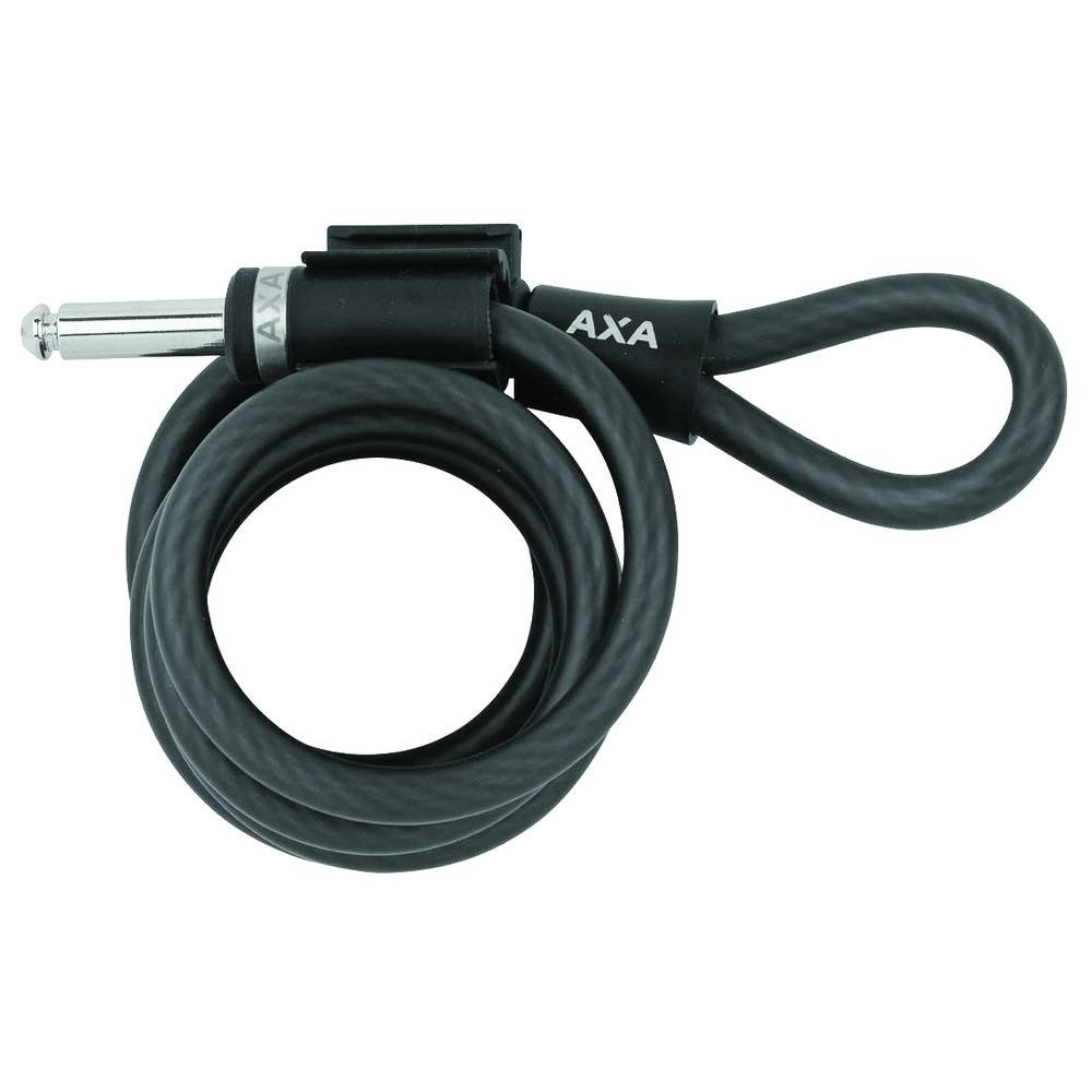AXA 5011530 1X Chain Lock Single Plug-In Cable Newton Plug-In Cable Black 18010, 180cm10mm, Can only be used with AXA products