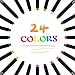 Fineliner Pens Colored Fine Tip Markers, Fine Point Bullet Journal Pens Sketch Writing Drawing Markers Set for Coloring Book Taking Note Calendar (24 Colors)