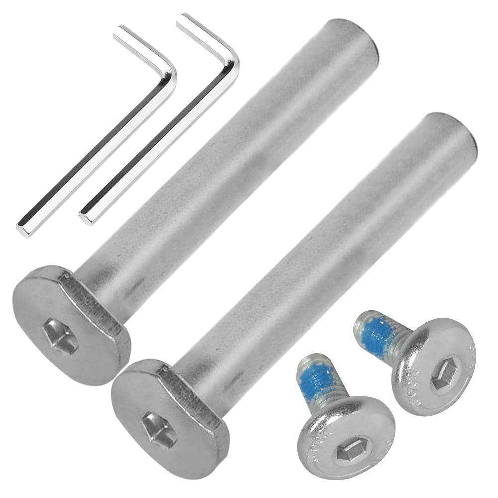 Otfaitp M8 40–76 mm Male Hexagon Socket Screw and Bolt Assortment Kits for Kids’ Scooter, Parts for 2- 3- 4-Wheel Repair Front Wheel Rear Axles (63 mm)