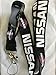 Nissan Lanyard Quick Release Key Chain - JDM Black Z GTR Sentra Altima Maxima Armada Titan Xterra Pathfinder Cube Versa Quest JUKE Rogue Murano Frontier keychain