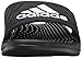 adidas Men's Voloossage Athletic Slide Sandals, Black/White/Black, (8 M US)