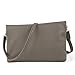 JIARUO Women Tassel Fold Cover Sling Small Leather Crossbody Bag Handbag Purse