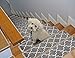 Sultansville Trellisville Collection Trellis Design Vibrant and Soft Stair Treads, Grey, Pack of 13