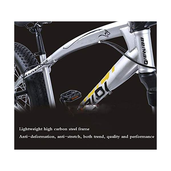 €623.52 GASLIKE Mountain Bike Hardtail, Bici Cruiser per Pneumatici Fat con  Freno a Doppio Disco, Telaio in Acciaio ad Alto… - bikewebshop.it