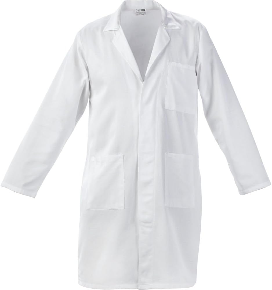 Camice Satin Cotton White Tg.50