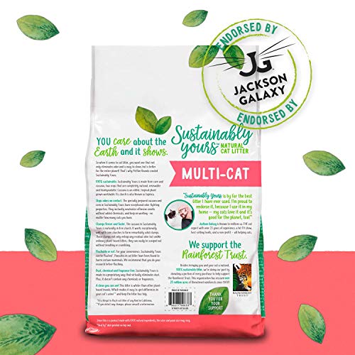 Petfive Sustainably Yours Natural Sustainable MultiCat Litter (Large