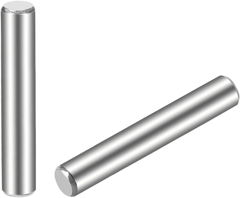 sourcing map 5 x 40mm(Approx 13/64") Dowel Pin 304 Stainless Steel Wood Bunk Bed Dowel Pins Shelf Pegs Support Shelves 15Pcs