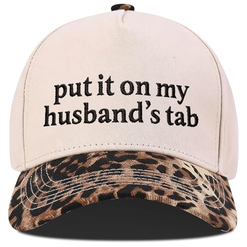 Put It On My Husbands Tab Tab Funny Trucker Hats Women Vintage… at Amazon