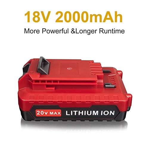 FLAGPOWER 20V MAX 2.0AH Lithium Battery For Porter Cable PCC685L PCC682L PCC680L Cordless Power Tools