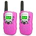 TOP Gift Toys for 3-12 Year Old Girls, Handheld Walkie Talkies for Kids 2 Mile Hunting Accessories 2018 Christmas New for Kids Boys Girls 3-12 Stocking Fillers Pink TGDJ06