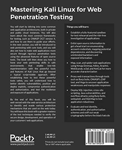 Web Penetration Testing With Kali Linux Buy Online In Albania