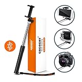 COCOCAT Professional Portable Bluetooth Selfie Stick for Apple,Android, for Gopro & Digital Cameras,iPhone 7/7 plus/Se/6s/6/6 Plus, Samsung Galaxy S7/S6/Edge, Note 5/4, LG G5, Moto X/G and More