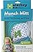 Malarkey Kids Patented Teething Mitten, Munch Mitt Baby Chew Toy - Protects Hands from Chewing & Saliva, Heals Aching Gums, Promotes Sound & Visual Stimulation for Babies - Aqua Polka Dot