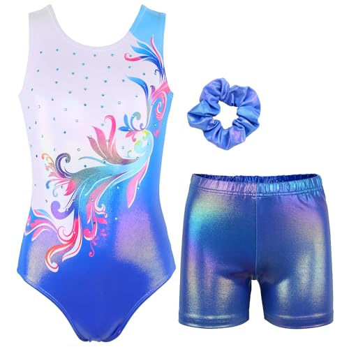 MODAFANS Gymnastics Leotards for Girls with Shorts