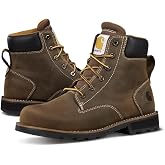 Carhartt Women's Frontier 6" Steel Toe Work Boot Water Resistant Leather Safety Footwear with Slip Resistant Outsole