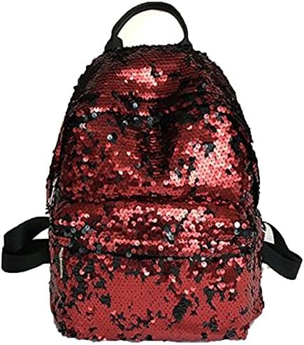 Girls Dazzling Sequins Backpack Women Fashion Casual Daypack Schoolbag Bookbag