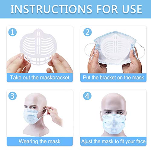 Supportive Mask 3D Mask Bracket Internal Support Frame for Kids & Adult, Reusable ...