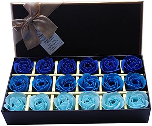 Isidora Scented Soap Flowers Gift Set (Blue)