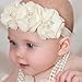 Fullkang 5pc Babys Girls Elastic Headband Chiffon Flower Photography Headbands