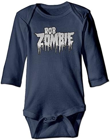 YTRY Rob Musician Zombie Babys Long Sleeve Jumpsuit Outfits Navy Size 24 Months
