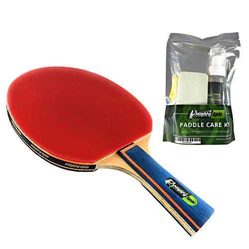 MightySpin Ping Pong Paddle Cleaner Keeps Table Tennis Racket Rubbers