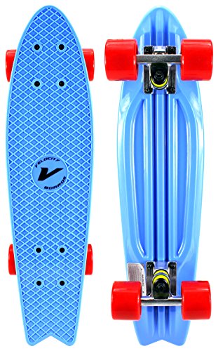 Velocity Boards 23" Rocket Shark Retro Cruiser Complete Bana