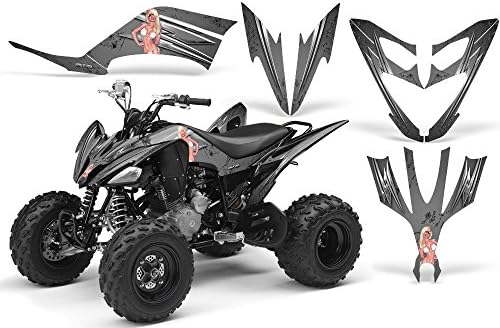 Graphics Kit Decals Stickers for Yamaha Raptor 250 Graphics You Rock Silver