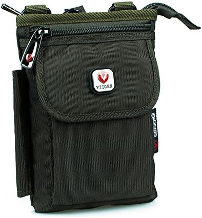 VIIGER Multifunctional Outdoor Sports Climbing Hiking Cellphone Travel Leisure Shoulder Bag Crossbody Pouch Belt Waist Pack with Removable Strap for iPhone 6 6S Plus Galaxy Note 5 4 S4 S5