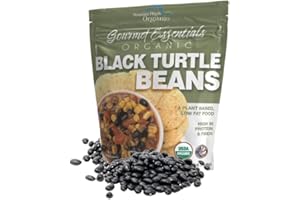 Mountain High Organics, Certified USDA Organic Dry Black Beans, Non-GMO, Vegan, Whole Dried Black Beans, Plant Based Protein and Fiber,1 lb (Pack of 1)