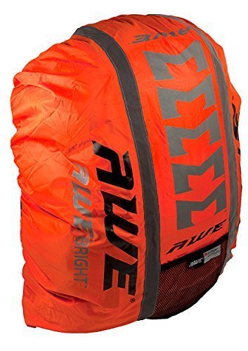 AWE® AWEBright™ High Viz Waterproof Rucksack Backpack Cover Orange