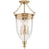 Hudson Valley Lighting Hanover - Three Light Pendant - 12 Inches Wide by 21.5 Inches High-Aged Brass Finish