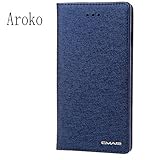 iPhone 7 Plus / iPhone 8 Plus Case, Aroko Card Holder Stand Leather Wallet Case - Silk Flip Cover for 5.5